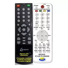 Controle Remoto Compatível Tv Lcd Lenoxx 7114 Rc109 Fbt2415