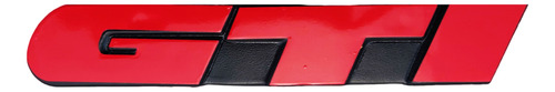 Emblema Letra Vw Golf Gti A3 Trasero 1993-1999 Rojo Foto 2