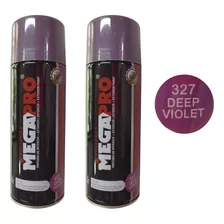 Spray Pintura Violeta Morado 400 Ml Mega Pro Pack 2 Latas 