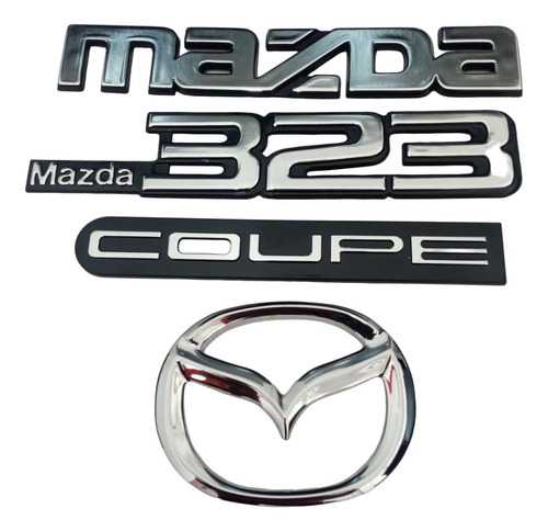 Emblemas Traseros Mazda 323 Coupe Autoadhesivos Foto 2