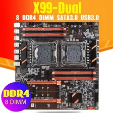 Motherboard X99, 8 Ddr4 Slots Dual Cpu Placa Base Lga 2011 