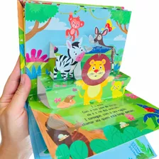 Livro 3d Festa Na Selva Diversão Em Pop-up Livrinho Infantil
