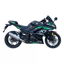 Moto Ssenda Ss300-x7 Negro/verde Efi