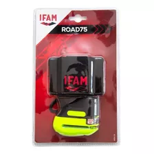 Candado Freno Disco Moto Ifam Road75 Amarillo Antirrobo