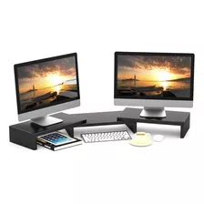 Tavr - Soporte Para Monitor Doble Organizador De Escritorio