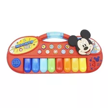 Piano Teclado Musical Mickey Mouse Con Sonidos Y Luces