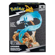 Pokémon Lucario Deluxe Figura Colecionável Luz - Sunny 3293