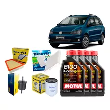 Kit Revisão Óleo 5w40 Vw Spacefox 1.6 8v 2016 2017 2018 2019