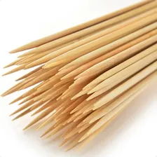 10000 Palito Espeto Bambu P/ Churrasco 30 Cm - 10 Pct C/1000