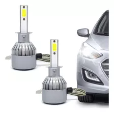 Par Lâmpadas H1 Farol Baixo Bravo 2010/2014 Super Led 6000k