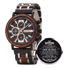 Bobo Bird Reloj De Madera Grabado Personalizado S18-