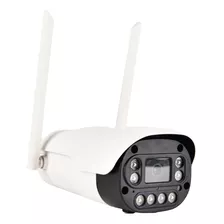 Camara Ip Wifi De Exterior Seguridad Vigilancia Full Hd 1080 Color Blanco