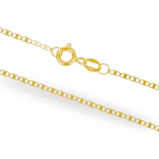 Corrente Cordão Ouro 18k 750 Piastrine Italiana 60cm