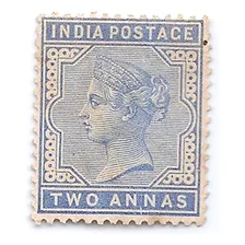 India Inglesa Imperio $ Año 1882 Goma Bisagra Joya Yv 37
