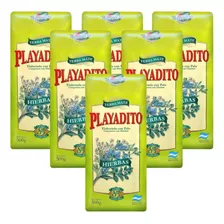 Yerba Playadito Con Hierbas 500gr X 5 Unidades