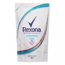 Sabonete Líquido Antibacterial Fresh Rexona Sachê 200ml Refil