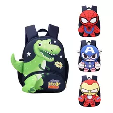 Mochila Escolar Infantil Mochila Spider-man Tridimensional