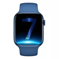 Smartwatch W27 Pro 45mm Com Duas Pulseiras + Dois Itens Cor Da Caixa Azul Desenho Da Pulseira Sport Silicone / Milanese (metal)