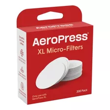 Filtro De Papel Para Aeropress Xl 200 Filtros