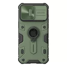 Case Nillkin Camshield Armor Para iPhone 15 Pro 6,1, Verde