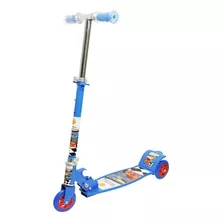 Patinete Dm Toys 3 Rodas Corrida Divertida Azul Para Criança