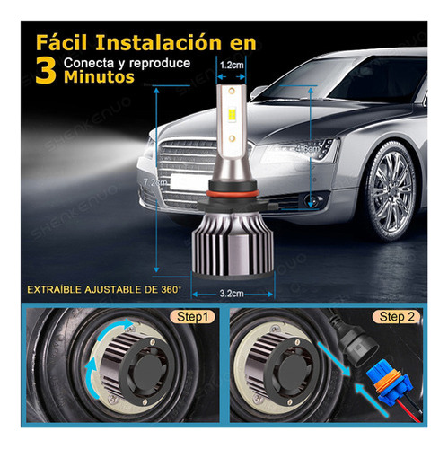 Kit De Faros Led 880 9005 9006 Para Gmc Jimmy 1995-2005 Foto 6