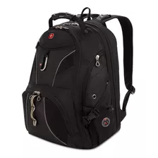 Swiss Gear Sa - Mochila Negra Para Laptop Scansmart, Compat.