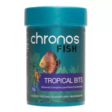 Ração Chronos Fish Tropical Bits 30g Para Peixes Ornamentais