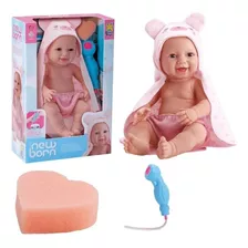 Muñeca Bebota Bebé Real Set Hora Del Baño Ikdiv072