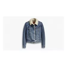 Chaqueta De Jean Original Levis Sherpa Trucker Para Mujeres