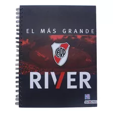 Cuadernos Tapa Dura Universitario 21x29 River Plate Futbol 