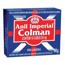  Anil Cubos Colman Branqueador De Roupas 10 Cubos 90g