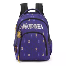 Mochila De Costas Laptop Escolar Wandinha Addams