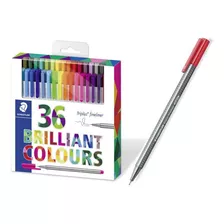 Caneta Staedtler Triplus Fineliner 36 Cores 0.3mm Ponta Fina