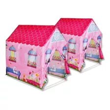 Barraca Infantil Casinha Toca Menina Grande Tenda Kit 2un