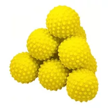 Kit 36 Bolinha Cravo Fisioterapia Anti Stress Mão Bola Pet Cor Amarelo