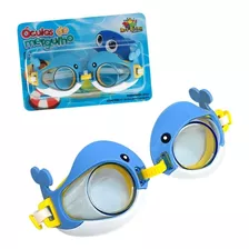 Óculos Natação Mergulho Infantil Jacaré Baby Shark Piscina