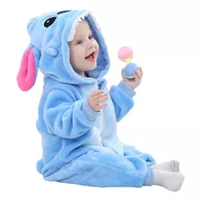 Pijama Macacão Fantasia De Bebê Unicórnio Kigurumi Inverno