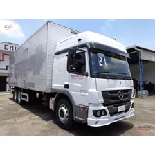 Mb 2430 Atego Bau Ano 2021 Baixa Km Completo Leito Teto Alto