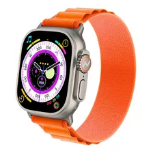 Smartwatch Bluetooth Noga Android Ios 128mb Ram Pcreg Color De La Caja Negro Color De La Malla Naranja Color Del Bisel Gris