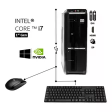 Desktop I7 (1st Gen) 16gb Ram 2.5'' Ssd Discrete Graphics