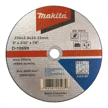 Disco Makita 230 X 2.5 X 22.23 Mm Para Metales D-18699