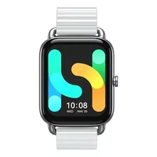 Smartwatch Haylou Rs4 Plus 1.78 Caja De Metal Plateada, Malla Gris De Metal Y Bisel Negro