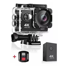 Kit Câmera Sports Com Controle Sem Fio + Acessórios