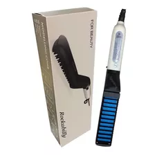 Plancha Cepillo Alisador Para Barba Y Cabello Hombre