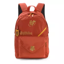 Mochila De Costas Harry Potter Grifinória Vermelha Luxcel