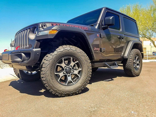 Magnum Rt Drop Steps - Estribos Negros Para Wrangler Jl 2018 Foto 2