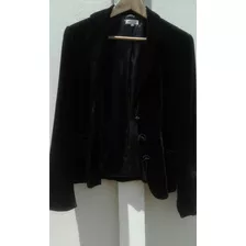 Super Glamour! Blazer Negro De Chifon, Importado! Precioso!