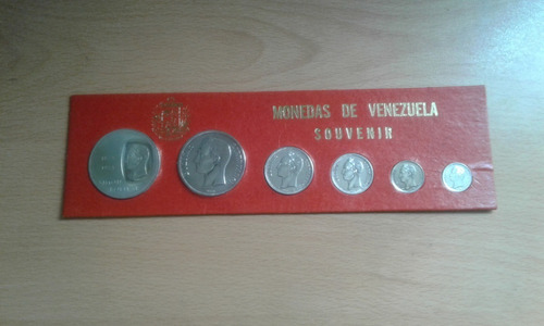 Colección De 6 Monedas De Plata  Ley De Venezuela (igo.033)