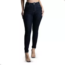 Calça Jeans Feminina Sawary Elastano Lycra Confortável Top